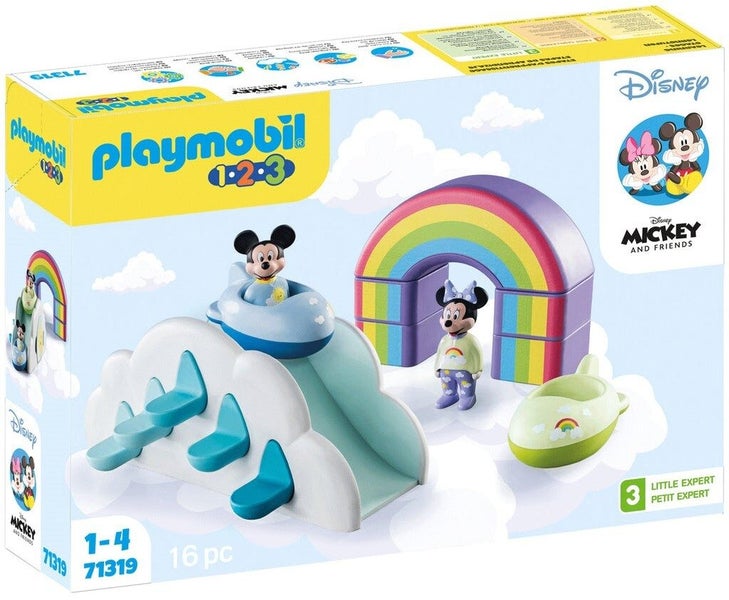 Playmobil: 1.2.3 & Disney - Mickey's & Minnie's Cloud Home (71319) Carousel 1