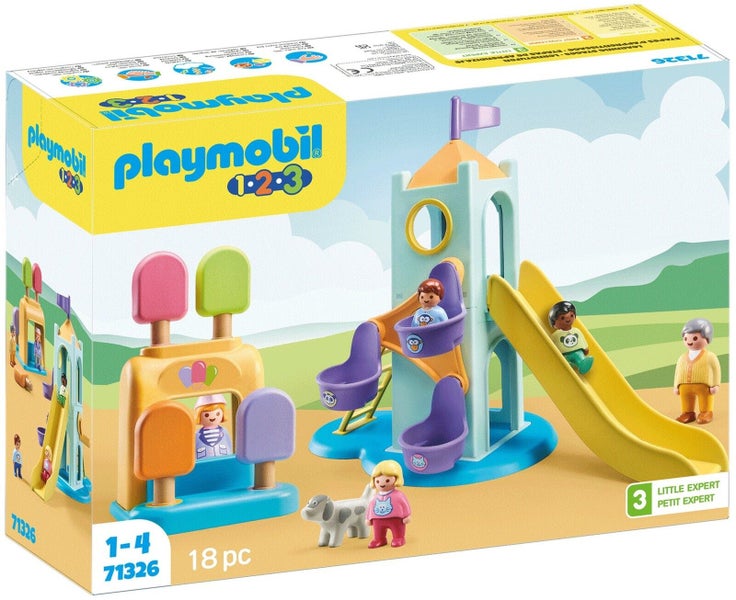 Playmobil: 1.2.3 Adventure Tower with Ice cream Booth (71326) Carousel 1