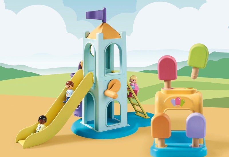 Playmobil: 1.2.3 Adventure Tower with Ice cream Booth (71326) Carousel 5