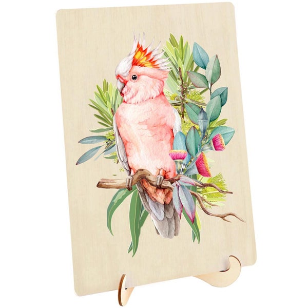 Puzzle Master Major Mitchell Cockatoo Shaped Wooden Jigsaw Puzzle Carousel 1
