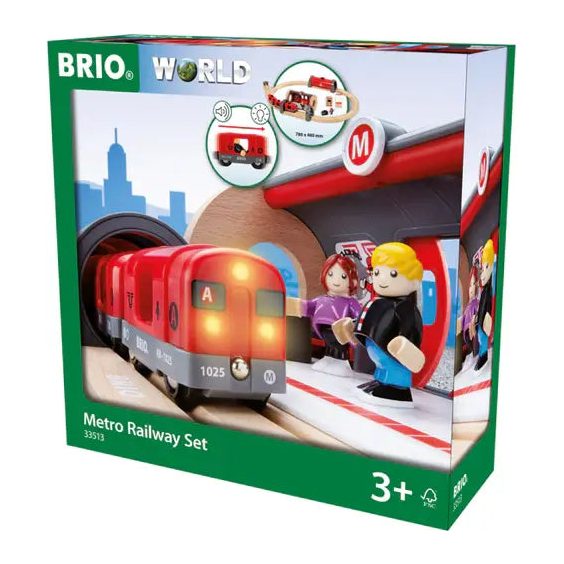 BRIO Set - Metro Railway Set 20 Pieces Carousel 1