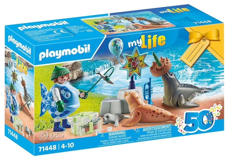 Playmobil: Keeper with Animals (71448) Carousel 1