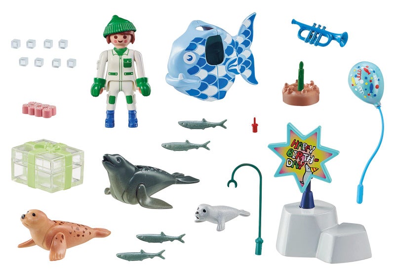 Playmobil: Keeper with Animals (71448) Carousel 2