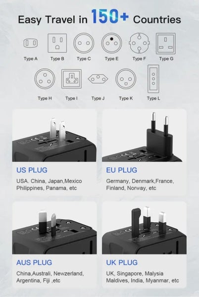 Universal Travel Adapter (NZ Stock & Delivery Overnight) Carousel 2