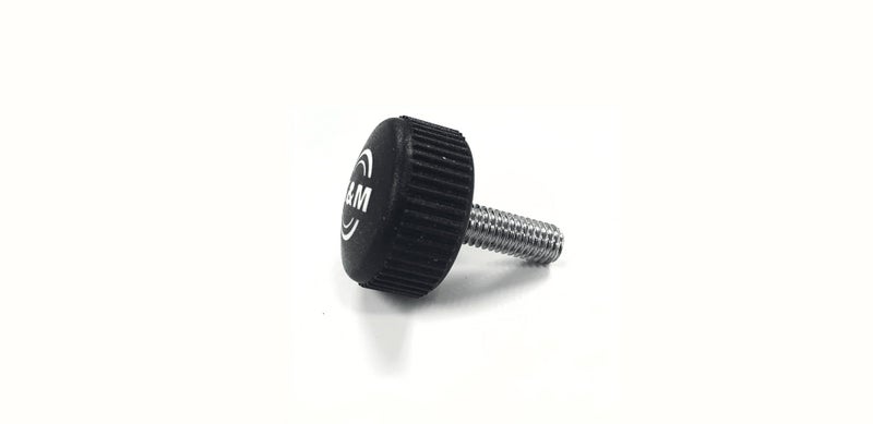 K&M Knurled knob M6 x 22mm for mic stand bases Carousel 1