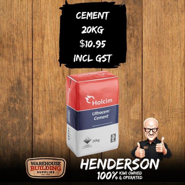 Holcim Cement 20kg Bags - $10.95/bag incl GST Carousel 1