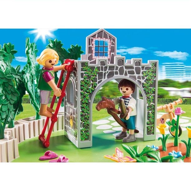 Playmobil Family Garden Super Set 70010 Bran New Carousel 5
