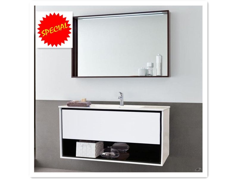 1200mm Wall Hung Vanity With Shelf Carousel 1