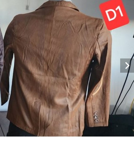 BARABAS JACKET, TOBACO COLOUR, SIZE 48, 97% COTTON, 3% PU64760263156483111