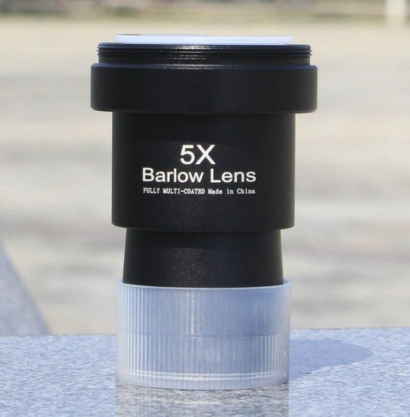 1.25'' Barlow Lens 5X with M42 Thread Camera Connect for Telescope Eyepiece Carousel 1
