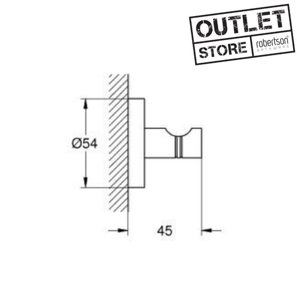 GROHE ESSENTIALS ROBE HOOK Carousel 2