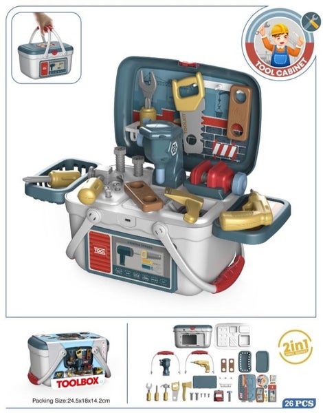 Toolbox Play Set 26pc Carousel 1