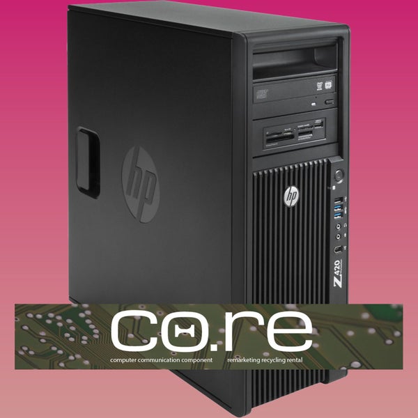 HP Z420 WORKSTATION, 8 Core CPU, 64GB, SSD Quadro628632223381781126