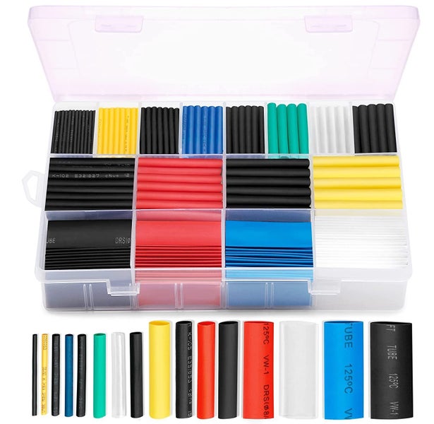 Heat Shrink Tube Sleeve Wire Wrap Tubing Pack Carousel 1