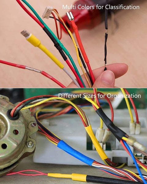 Heat Shrink Tube Sleeve Wire Wrap Tubing Pack Carousel 5