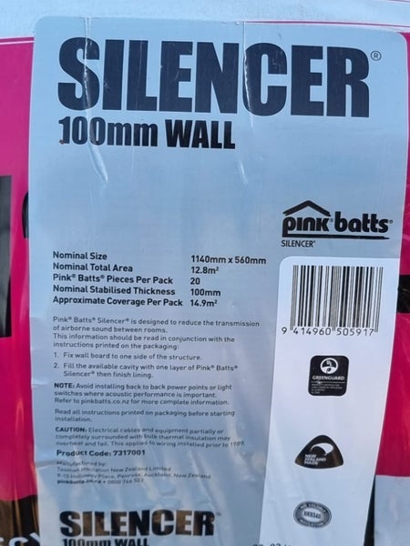Pink Batts Silencer Wall Insulation Bales - Covers 13.2m² per bale Carousel 2