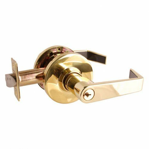 Brava Metro Entrance Lever Set EL6100PB70 Fire Rated 70mm Polished Brass Carousel 1