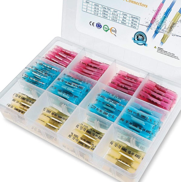 200pcs Heat Shrink Wire Connectors Carousel 1