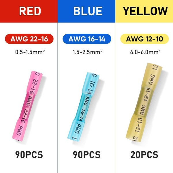 200pcs Heat Shrink Wire Connectors Carousel 2