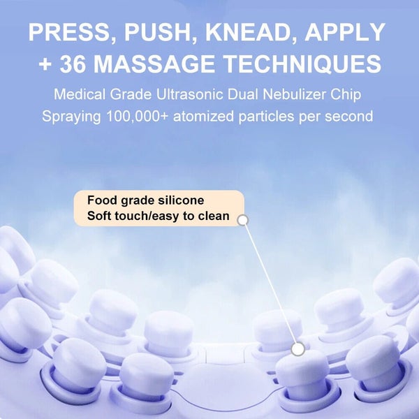 Eye Massager , Heated Eye Mask with Bluetooth Music Face Massage Carousel 5