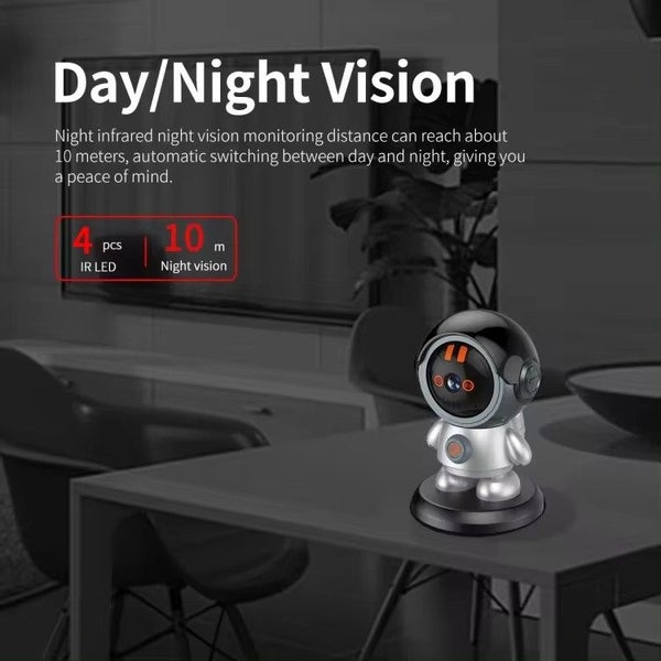 2 Way Talk Indoor Camera,1080P Robot Camera for Home Security Carousel 5