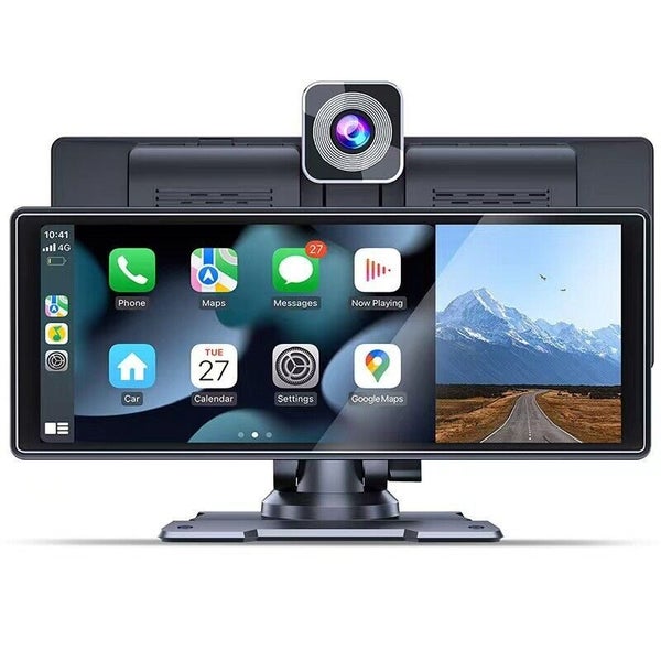 10.26" Wireless Carplay Touchscreen with Front Dashcam Digital Media Receivers Carousel 1