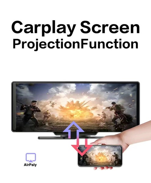 10.26" Wireless Carplay Touchscreen with Front Dashcam Digital Media Receivers Carousel 2