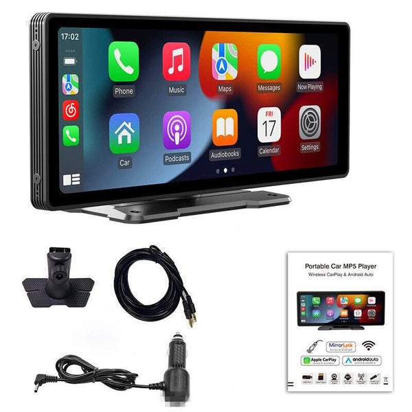 10.26" Wireless Carplay Touchscreen with Front Dashcam Digital Media Receivers Carousel 5