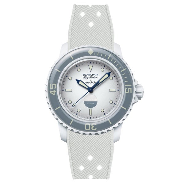 Rubber Watch Strap for Blancpain X Swatch Pacific Ocean - Black (2415) Carousel 1