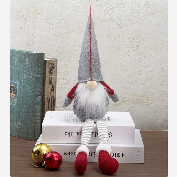3Pcs New Christmas decoration long legs Rudolph doll Christmas gift Carousel 10