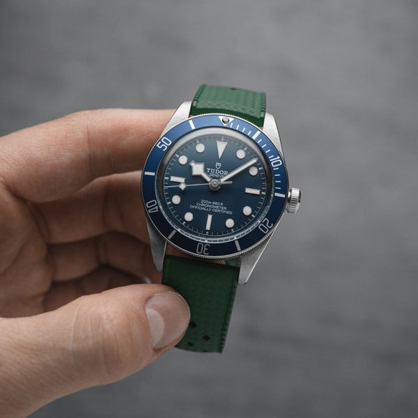 Calypso Style FKM Rubber Watch Strap - Quick-Release - Dark Brown (2422) Carousel 12