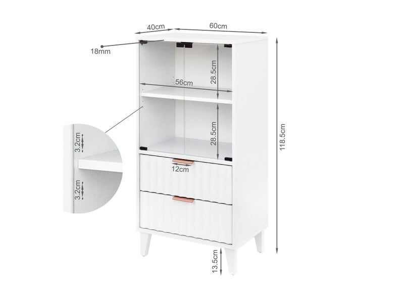Display Cabinet with Drawer Carousel 10