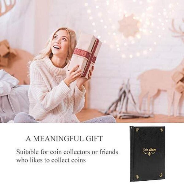 Coin Album Coin Collection Holder i2086BK0 Carousel 8