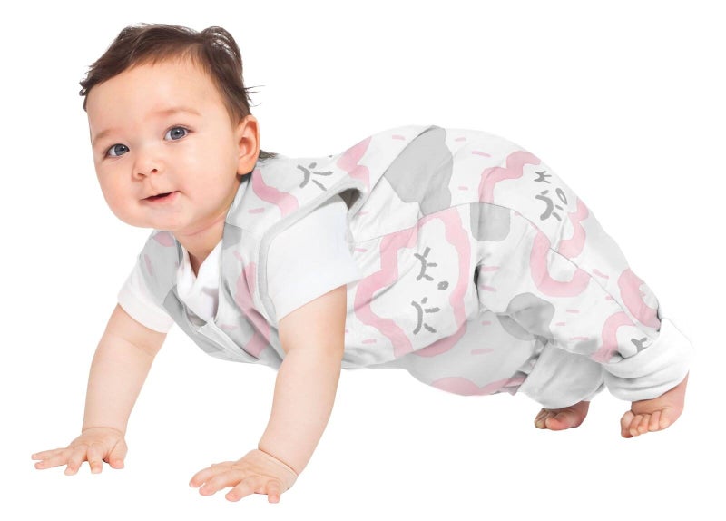 Baby Studio: Coolies No Arms 1.0 Tog - Pink Clouds (2-3 Years) Carousel 2