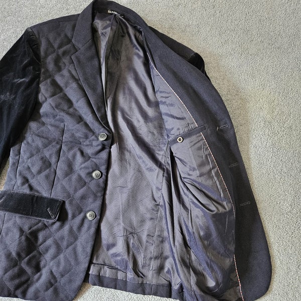 BLUE JACKET, BARABAS BRAND, SIZE S, 80% COTTON, 38% RAYON, 2% SPANDEX Carousel 7