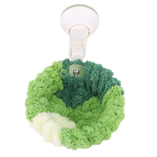 warm bird bed Bird Nest with Suction Cup Warm Velvet Parrot Sleeping Bed Bird Carousel 2