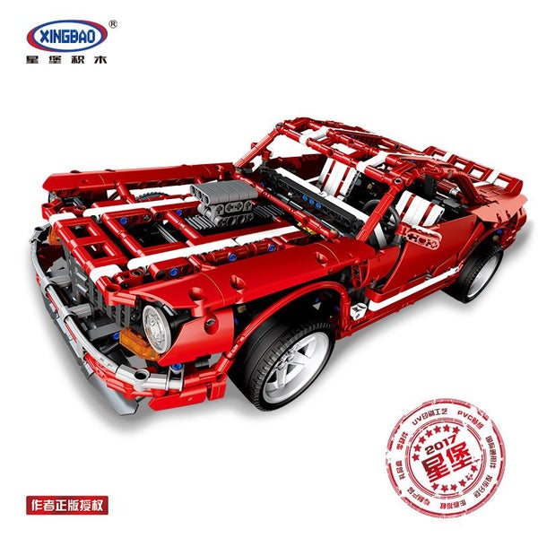 Muscle Car Kids Building Toy Lego Compatible supercar Christmas Gift Carousel 1