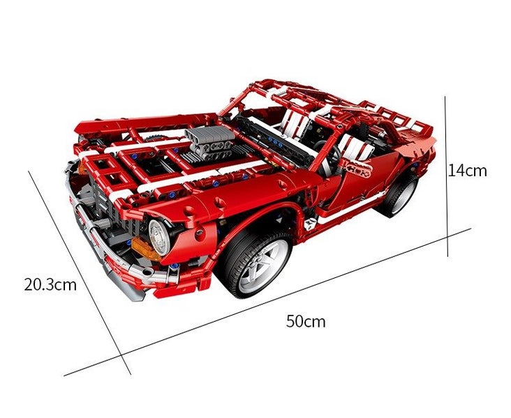 Muscle Car Kids Building Toy Lego Compatible supercar Christmas Gift Carousel 2