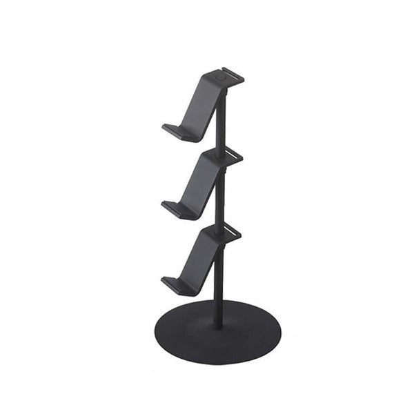 Gamepad Storage Rack Desktop Headphone Storage Rack - 3 Floors Black Carousel 1