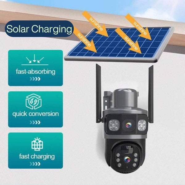 Dual FHD Solar Security Cameras - 4G & Wifi Models Available - Wire-Free Instal Carousel 5