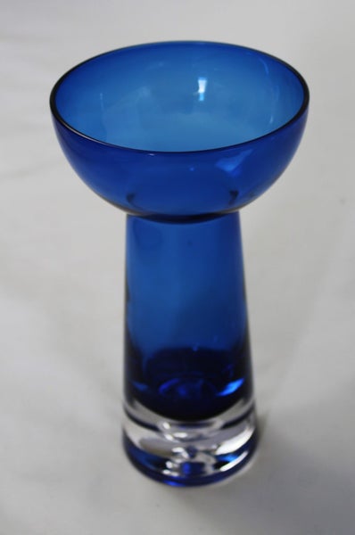 +++ SCANDINAVIAN? CASED HOOPED GLASS VASE/CANDLEHOLDER +++ Carousel 2