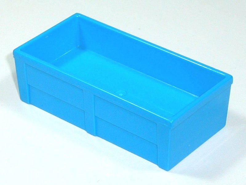 ®™DUPLO - Dark Azure Animal Feeding Trough, Straight Sides ~Retired 2018~ Carousel 2
