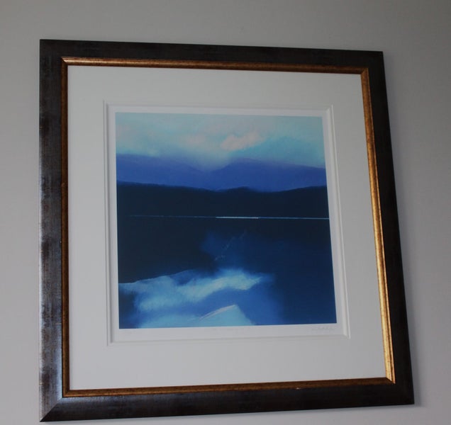+++ STUNNING "A. RATCLIFF? "BLUE HARMONY II " LTD EDITION 43/250 PRINT +++ Carousel 1
