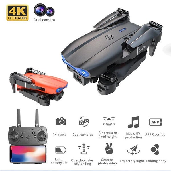 New E99Pro Drone 4K Professinal With Wide Angle Dual HD Camera Foldable RC He... Carousel 2