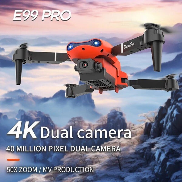 New E99Pro Drone 4K Professinal With Wide Angle Dual HD Camera Foldable RC He... Carousel 7