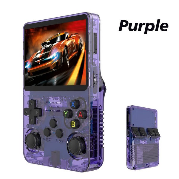 R36S Handheld R35s Plus Game Console Linux System 3.5 Inch IPS Screen Portabl... Carousel 1
