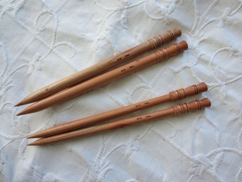 Beautiful Fat Wooden Knitting Needles Carousel 1