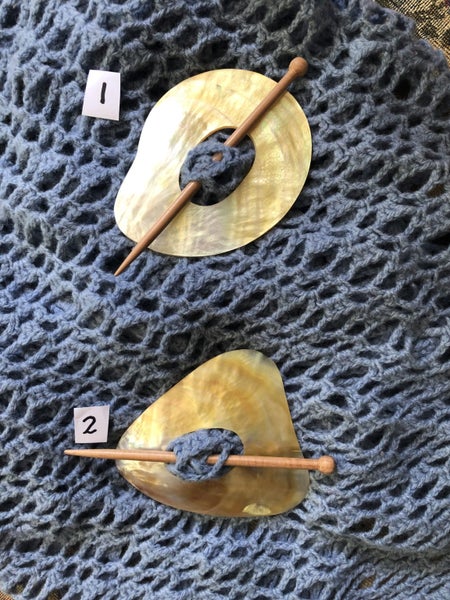 Shell Shawl Pins Carousel 1