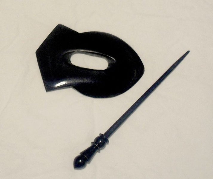 Genuine Horn Shawl Pin Carousel 1
