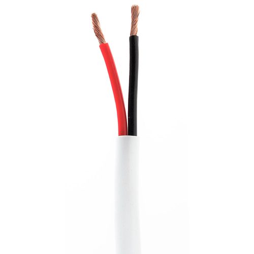 ICE Premium Grade Speaker Cable 12 AWG 2 Core, White Carousel 1
